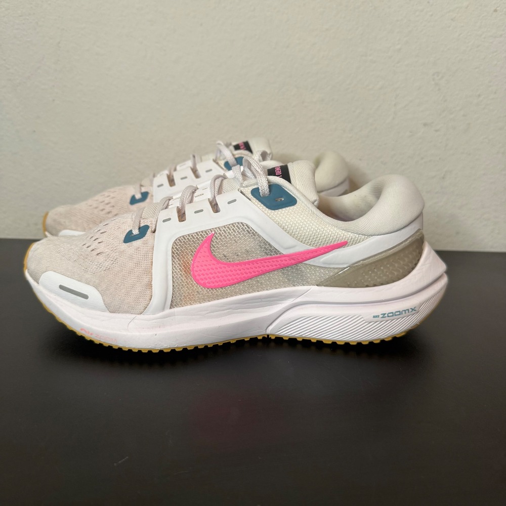 Nike Air Zoom Vomero‎ 16 Womens Size 8 White Pink Running Shoes Athleisure - Picture 5 of 15
